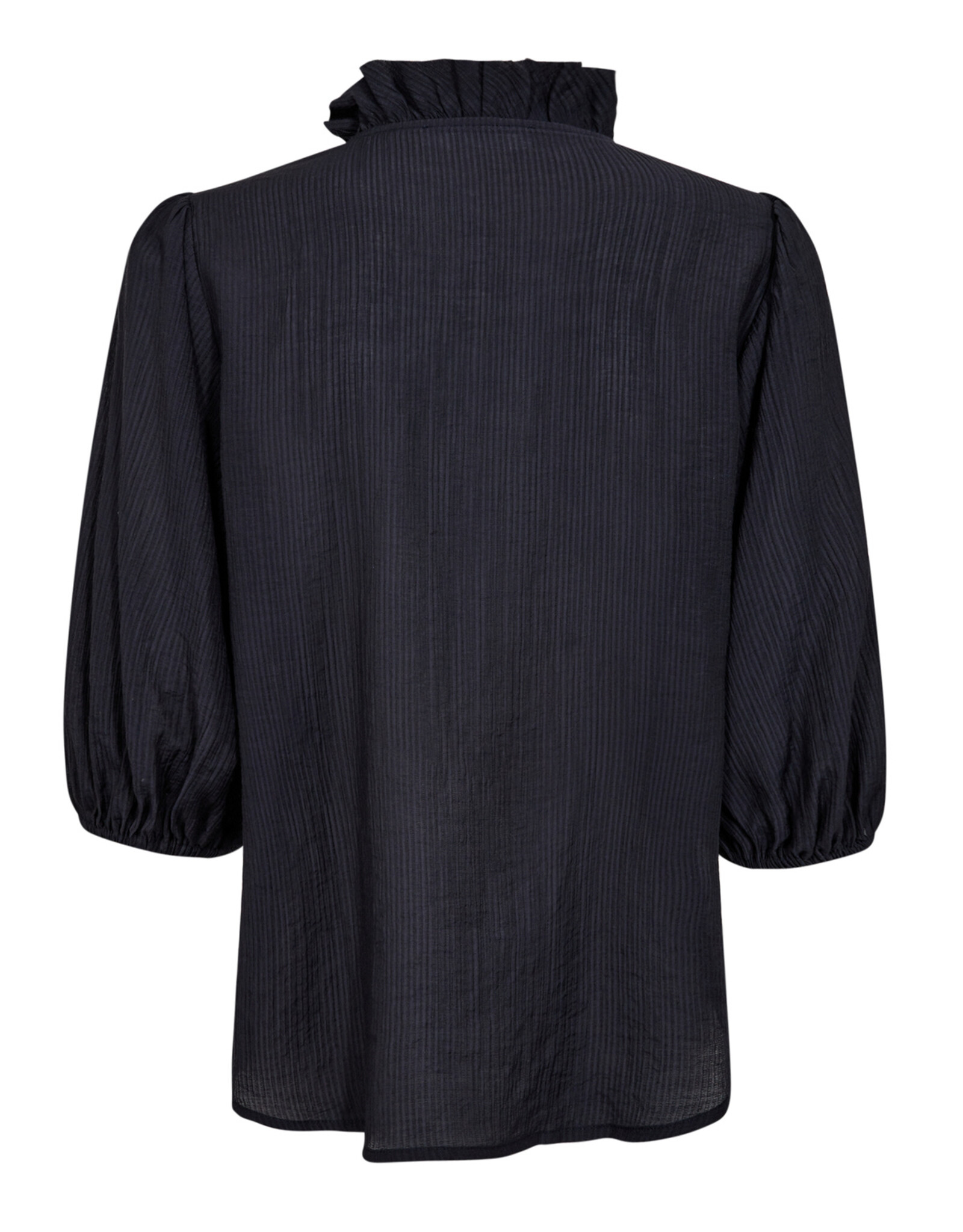 Co'Couture Anika Frill ss Shirt Navy