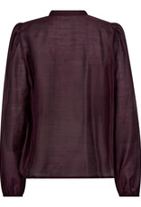 Co'Couture Taffy Smock V-Shirt Winered