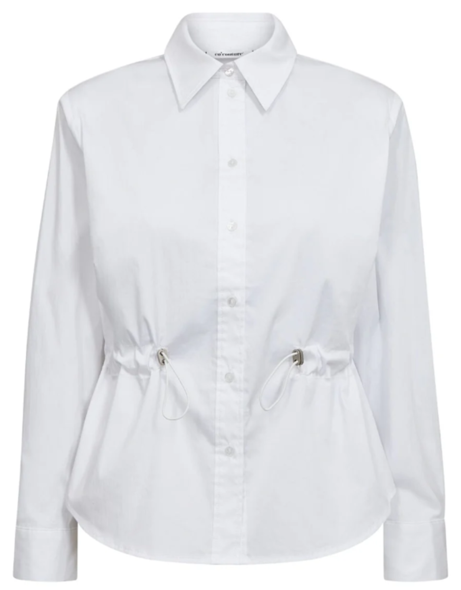 Co'Couture Sanna Tie Waist Shirt White
