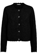 Co'Couture Pointelle Cardigan Black
