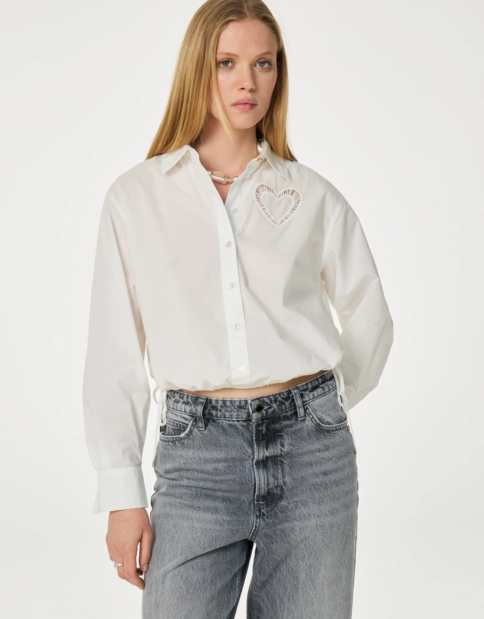 Fabienne Chapot Flore Blouse Crispy White