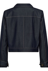 Co'Couture Terry Denim Jacket Dark Denim