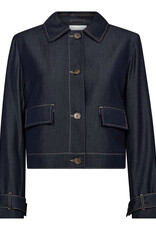 Co'Couture Terry Denim Jacket Dark Denim