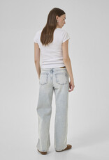 My Essential Wardrobe The Louis 139 High Wide Light Blue Dirty Wash L32