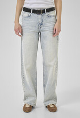 My Essential Wardrobe The Louis 139 High Wide Light Blue Dirty Wash L32