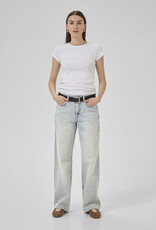 My Essential Wardrobe The Louis 139 High Wide Light Blue Dirty Wash L32