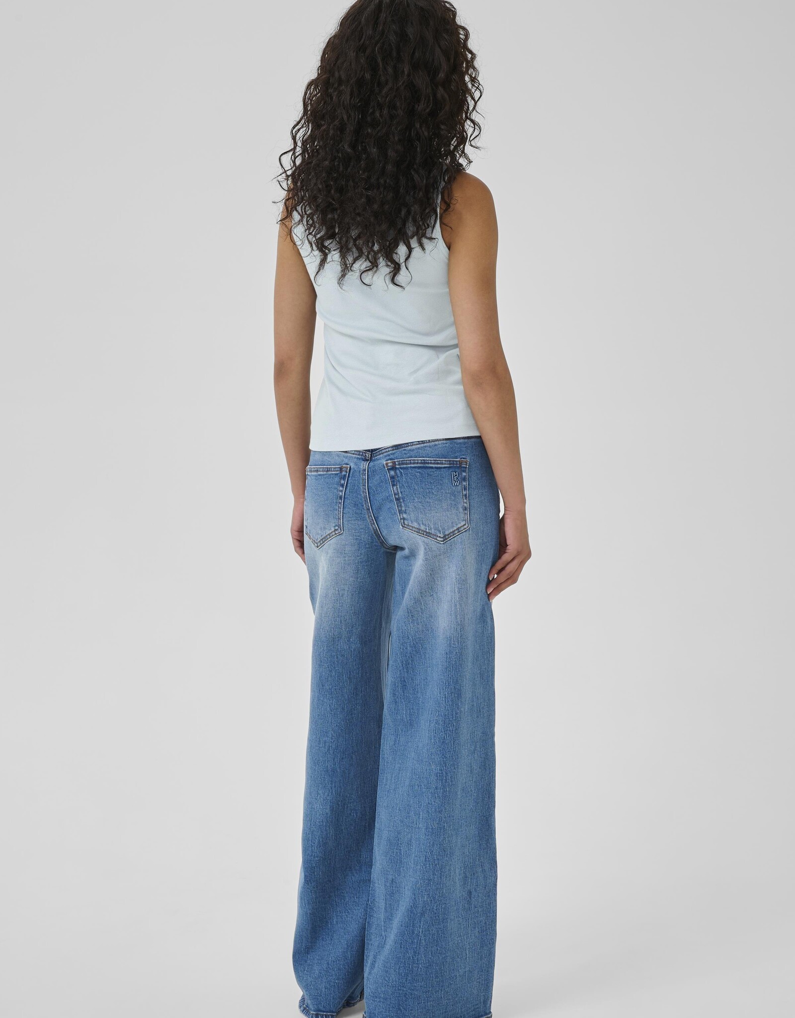 My Essential Wardrobe Karo 144 Mid X-Wide Medium Blue L32