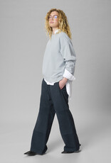My Essential Wardrobe Diego Logo Embroidery Sweat  Pearl Blue