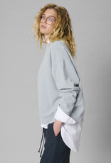 My Essential Wardrobe Diego Logo Embroidery Sweat  Pearl Blue