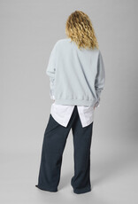 My Essential Wardrobe Diego Logo Embroidery Sweat  Pearl Blue