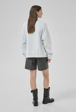 My Essential Wardrobe Diego Logo Embroidery Sweat  Pearl Blue