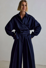 Femmes du Sud Allison Satin Navy