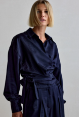 Femmes du Sud Allison Satin Navy