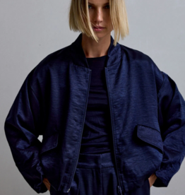 Femmes du Sud Lacy Satin Navy