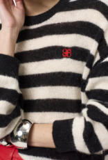 Dante 6 Ariama Stripe Sweater Black Cream