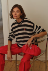 Dante 6 Ariama Stripe Sweater Black Cream