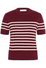 InWear Wallis Pullover Cabernet Stripe
