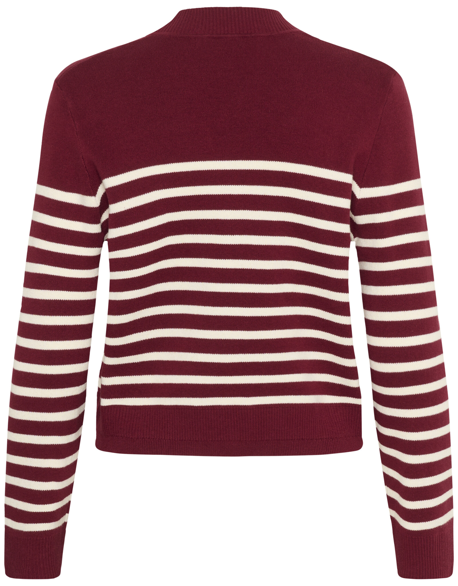 InWear Wallis Cardigan Cabernet Stripe