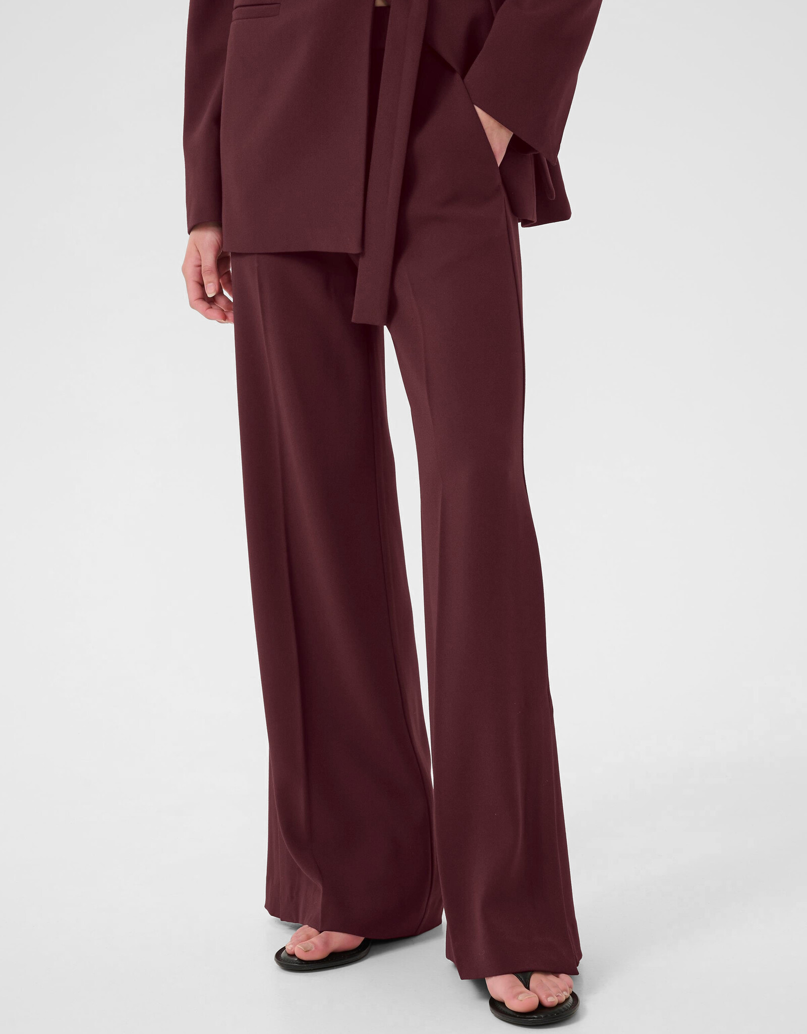 InWear Briez Slit Pants Cabernet