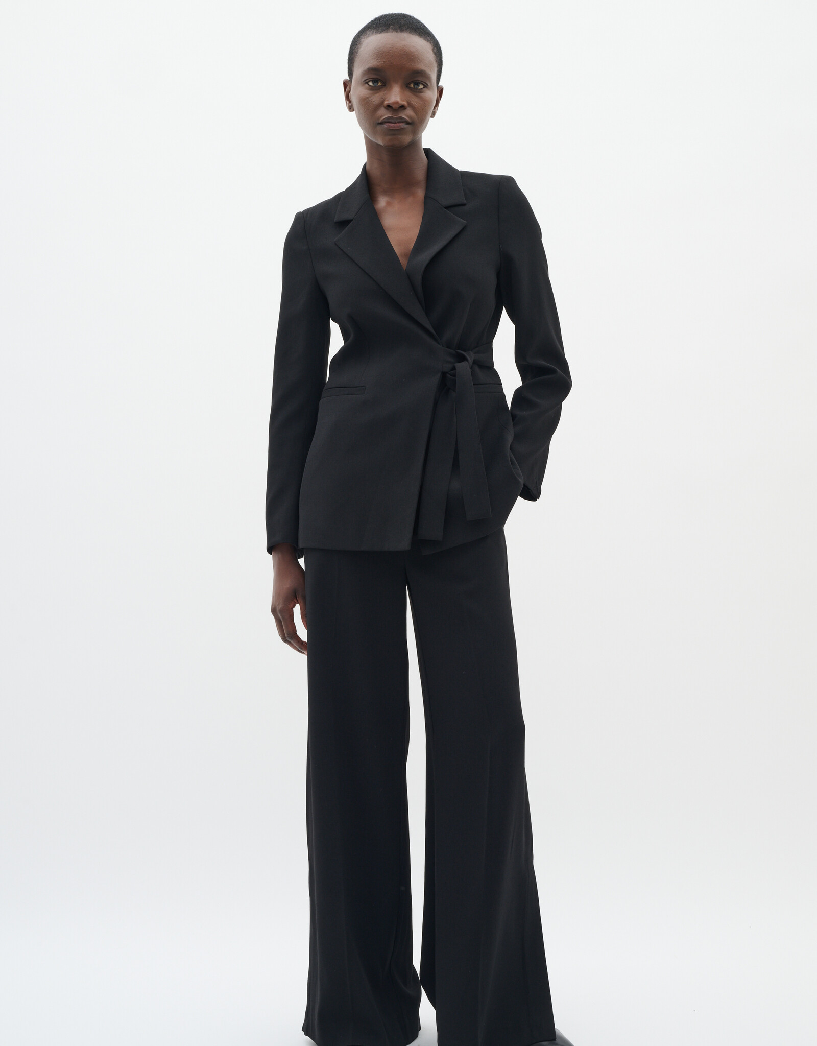 InWear Briez Slit Pants Black