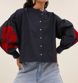 By Bar Janet Blouse Midnight