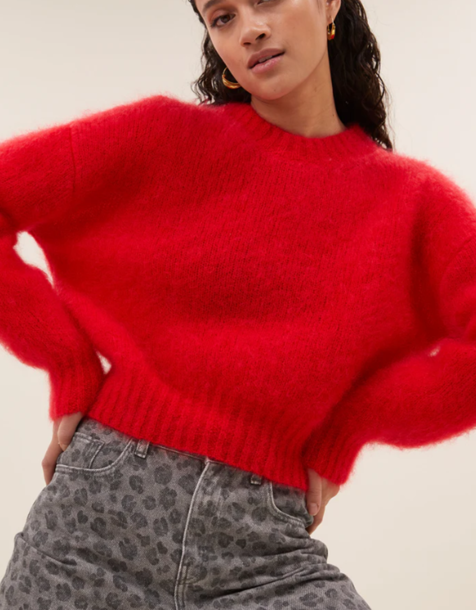 By Bar Sonny Pullover Scarlet Red