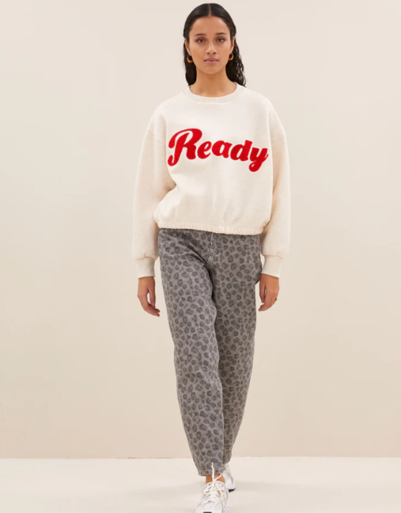 By Bar Bodil Ready  Sweater Oyster Melee