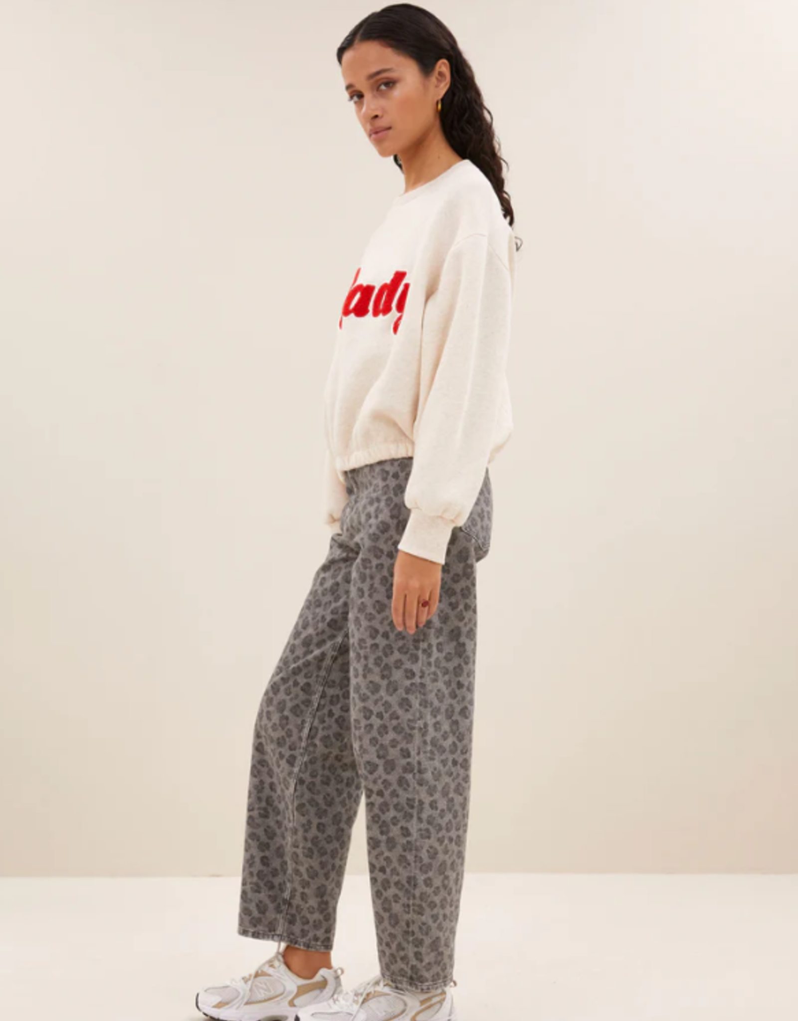 By Bar Bodil Ready  Sweater Oyster Melee