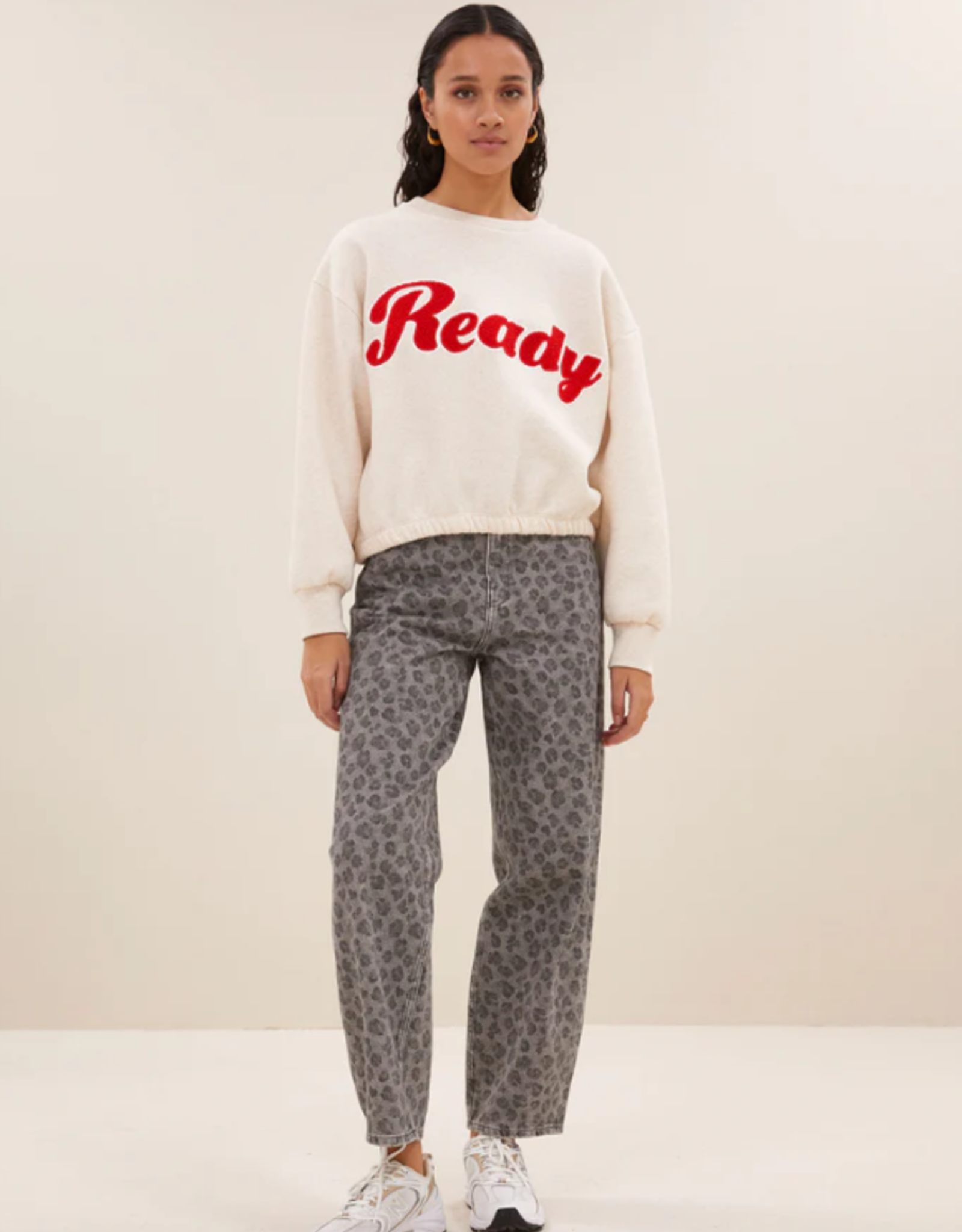 By Bar Bodil Ready  Sweater Oyster Melee