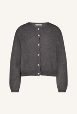 By Bar Cleo Natural Cardigan Dark Grey Melee