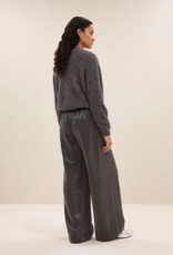 By Bar Cleo Natural Cardigan Dark Grey Melee