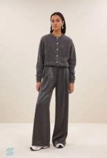 By Bar Cleo Natural Cardigan Dark Grey Melee