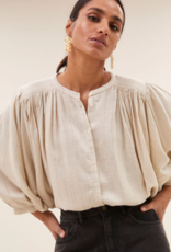 By Bar Becky Blouse Rose Lurex Stripe