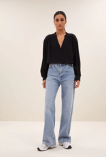 By Bar Meja Viscose Blouse Jet Black