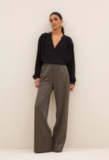 By Bar Lissa Herringbone Pants Biscuit