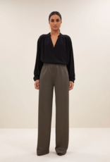 By Bar Lissa Herringbone Pants Biscuit