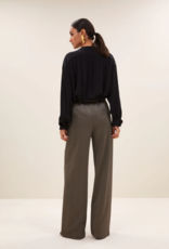 By Bar Lissa Herringbone Pants Biscuit