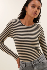 By Bar Basic LS Stripe Top Chalk