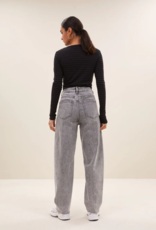 By Bar Basic LS Melange Stripe Top Midnight