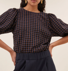 By Bar Jet Blouse Little Check