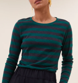 By Bar Basic LS Big Stripe Deep Green