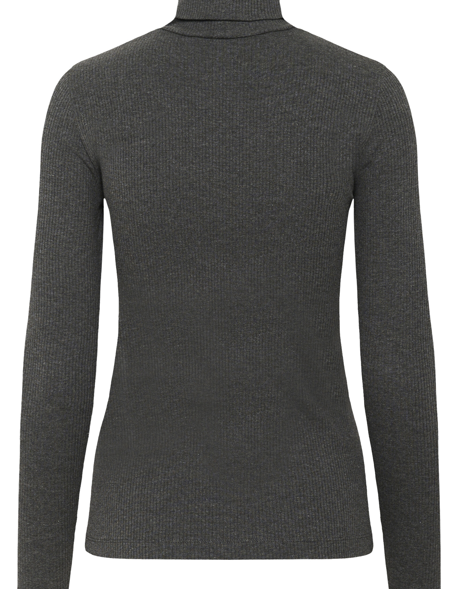 InWear Dagna Rollneck Melange LS Dark Grey Melange