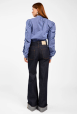 Aaiko Beaudine Check Blouse Oceana