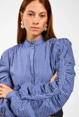 Aaiko Beaudine Check Blouse Oceana