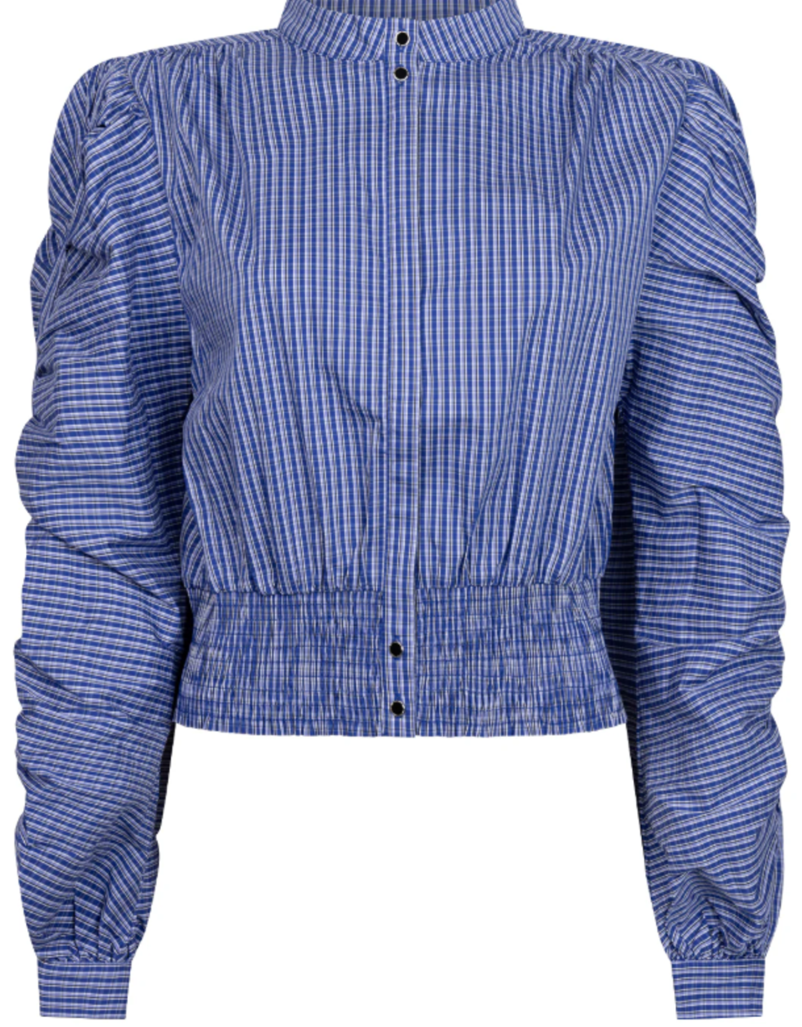 Aaiko Beaudine Check Blouse Oceana