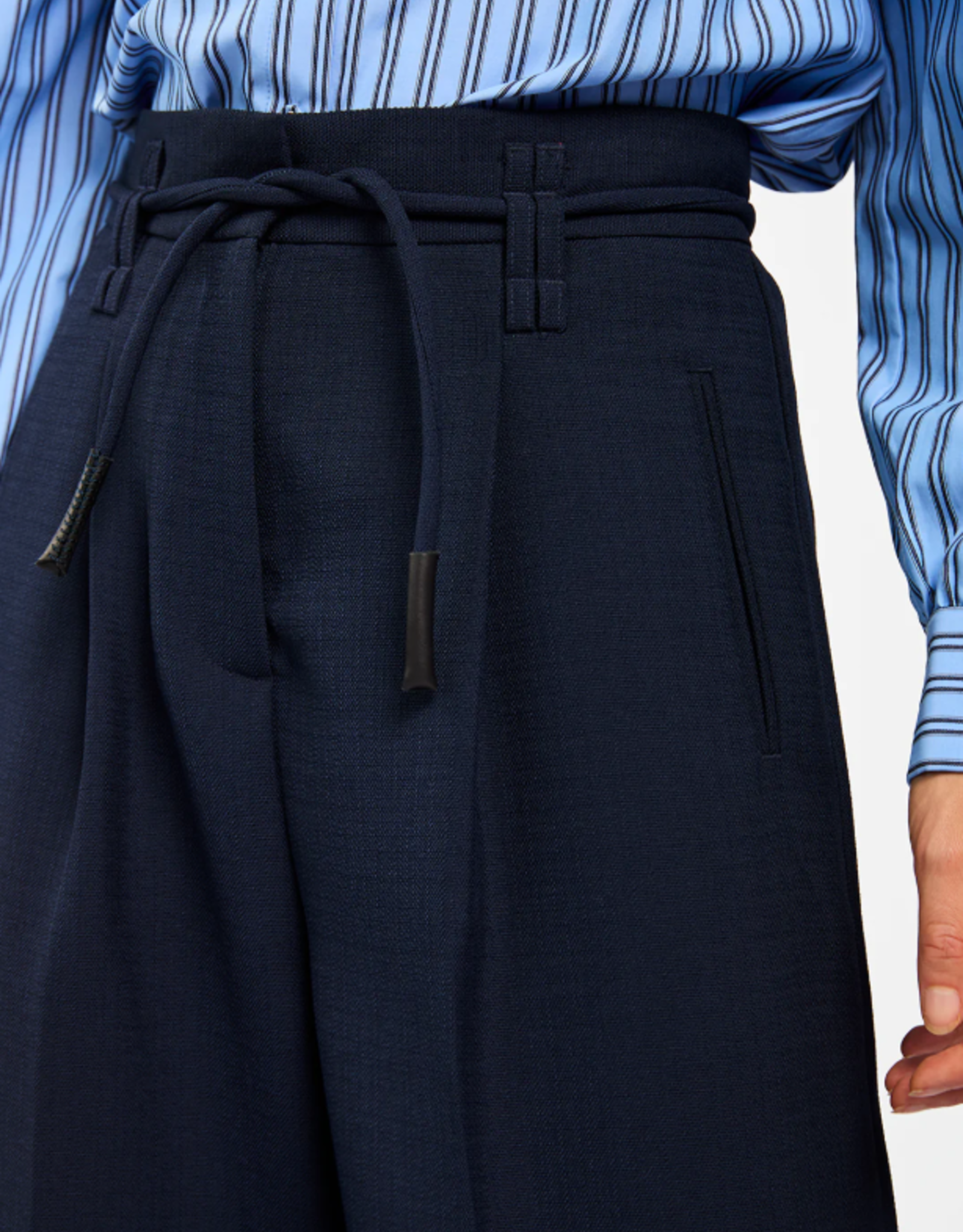 Aaiko Hailey Trousers Dark Navy