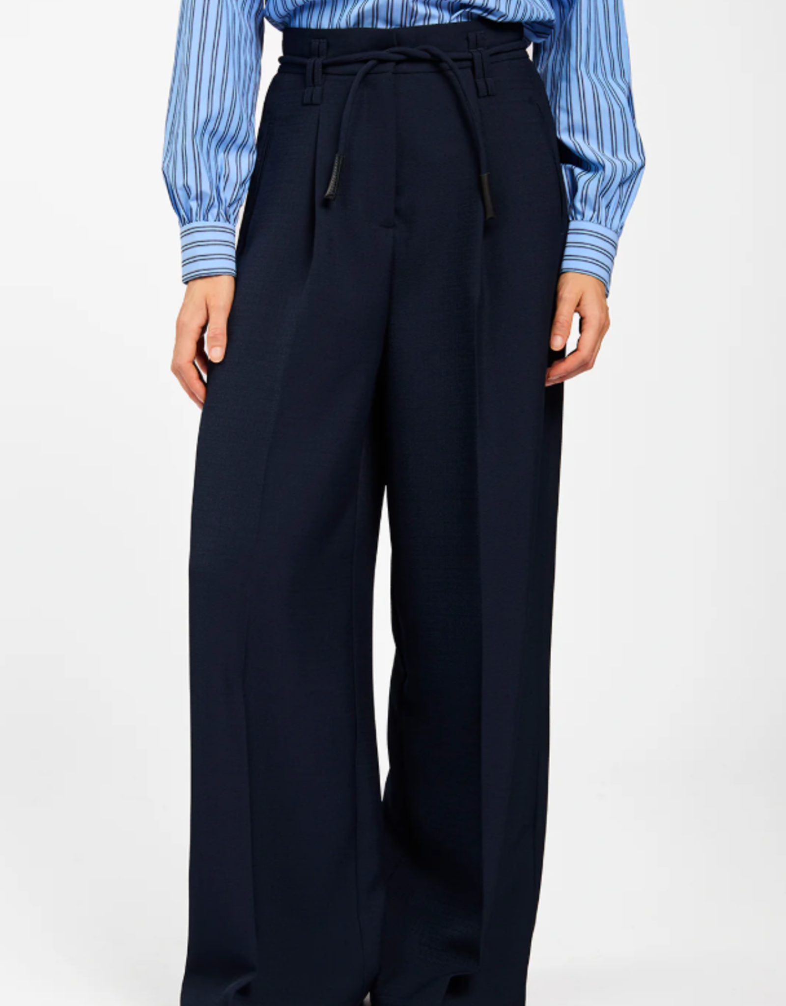 Aaiko Hailey Trousers Dark Navy