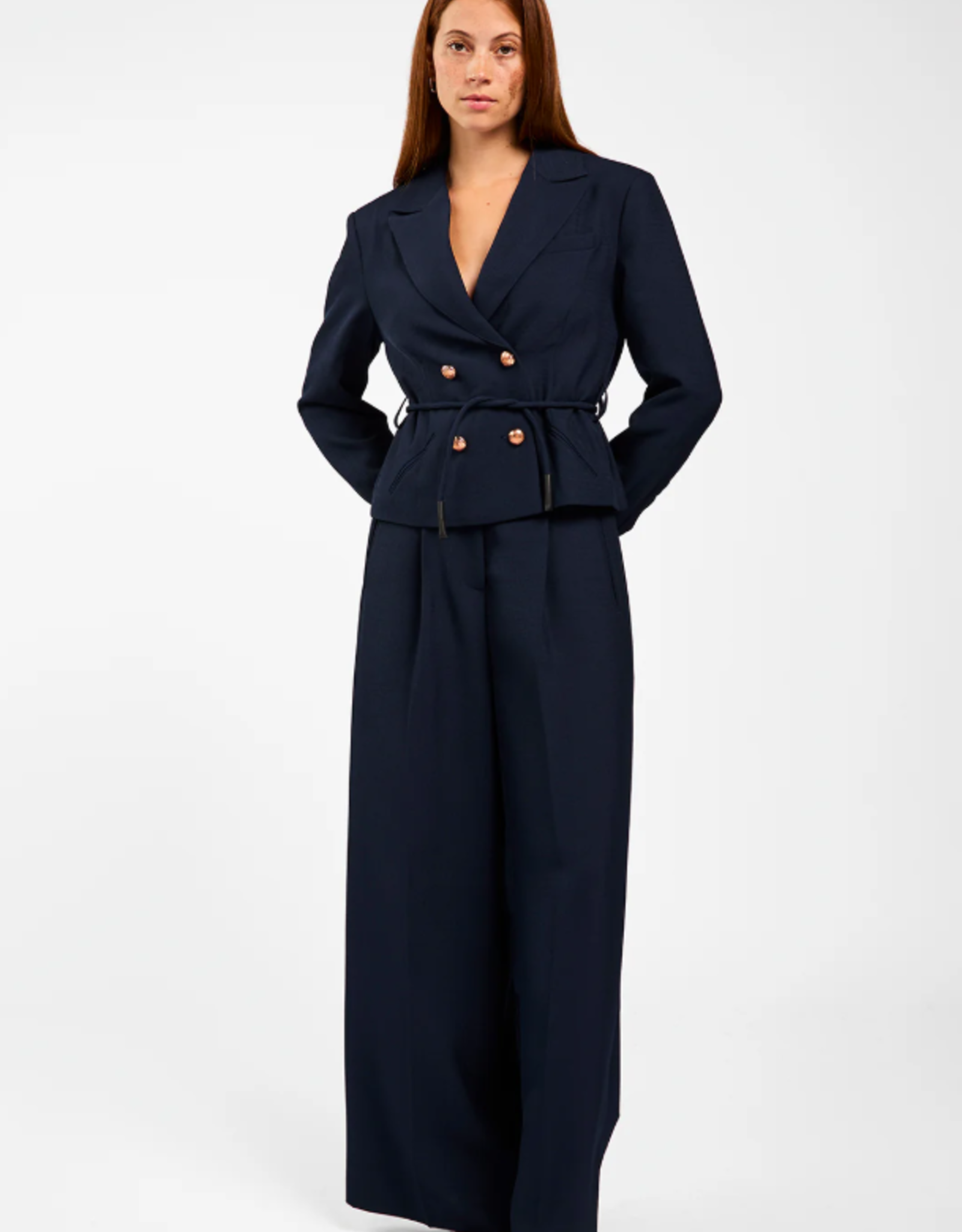 Aaiko Mika Jacket Dark Navy