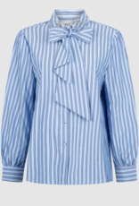 Aaiko Fenne Strass Blouse Office Blue