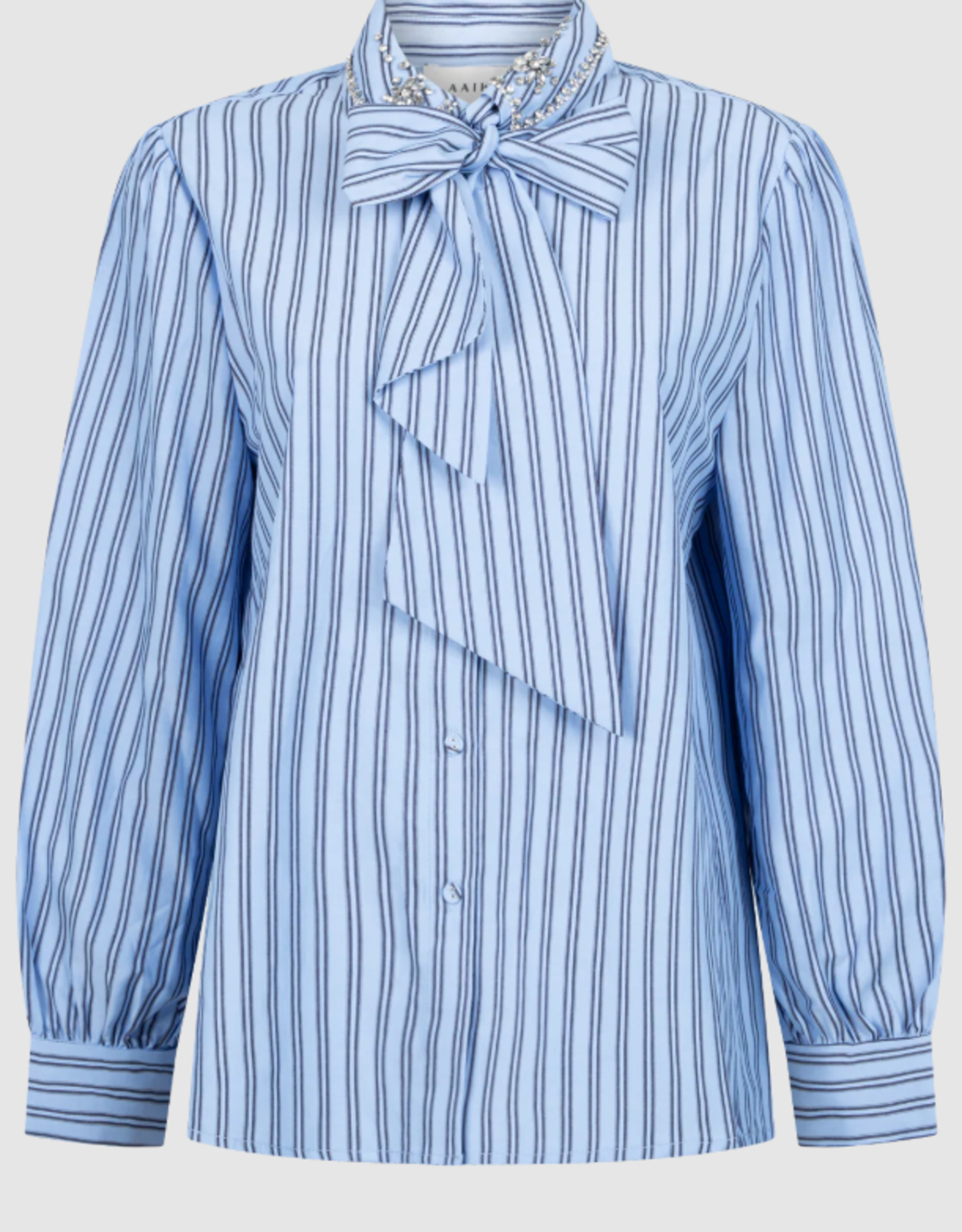 Aaiko Fenne Strass Blouse Office Blue